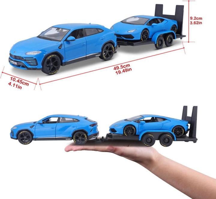 Produktbild Maisto Elite Transporter Urus + Huracan