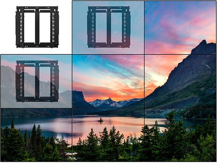 Image du produit b-tech BT8312 Support mural pour mur d'images plat jusqu'à 75 pouces (Mur, 50 kg, 42" - 75")