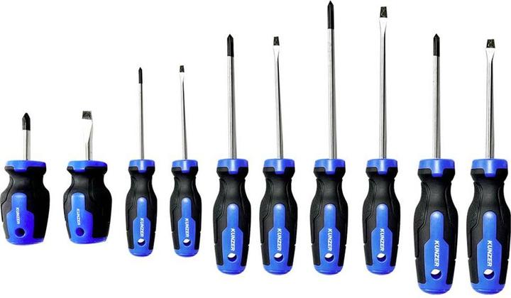 Kunzer 7SD10 Universal Schraubendreher-Set (Schlitz)