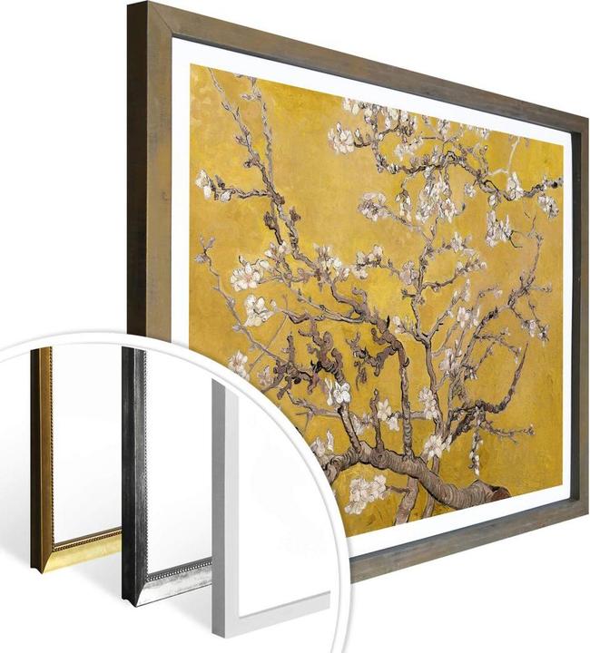 Produktbild Trenddeko van Gogh - Mandelblüte Ocker (60 x 50 cm)