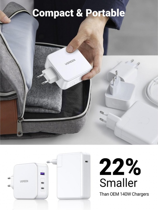 Actual product image Ugreen Nexode Bundle (140 W)