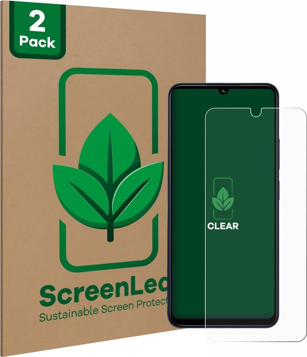 Produktbild ScreenLeaf Schutzfolie nachhaltiger Displayschutz Display Schutz Folie Klar Transparent (2 Stück, Xiaomi Redmi Note 14 Pro 5G)