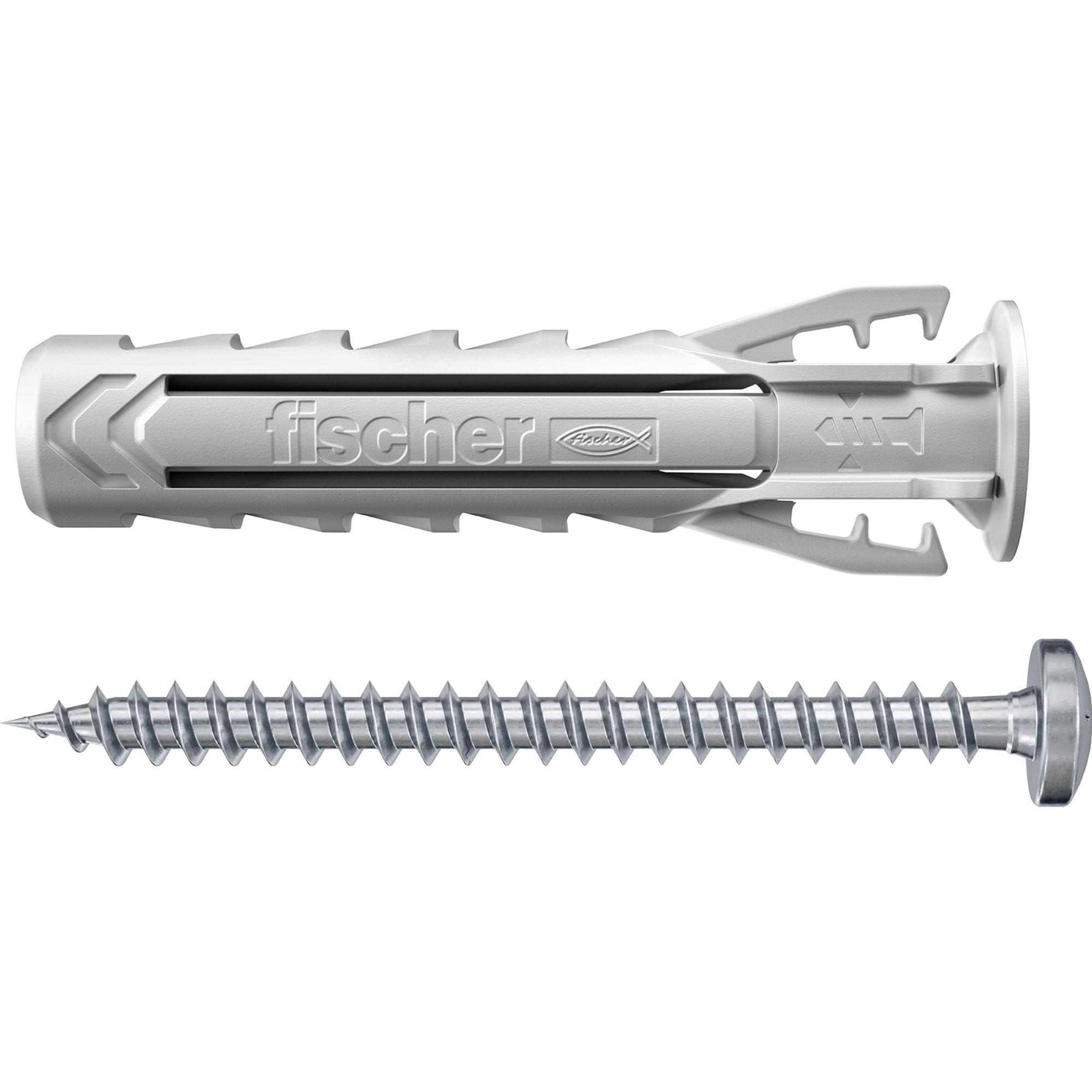 Fischer, Dübel, Spreizdübel SX Plus 6 x 30 PH TX mit Panhead-Schraube (100 Stk.)