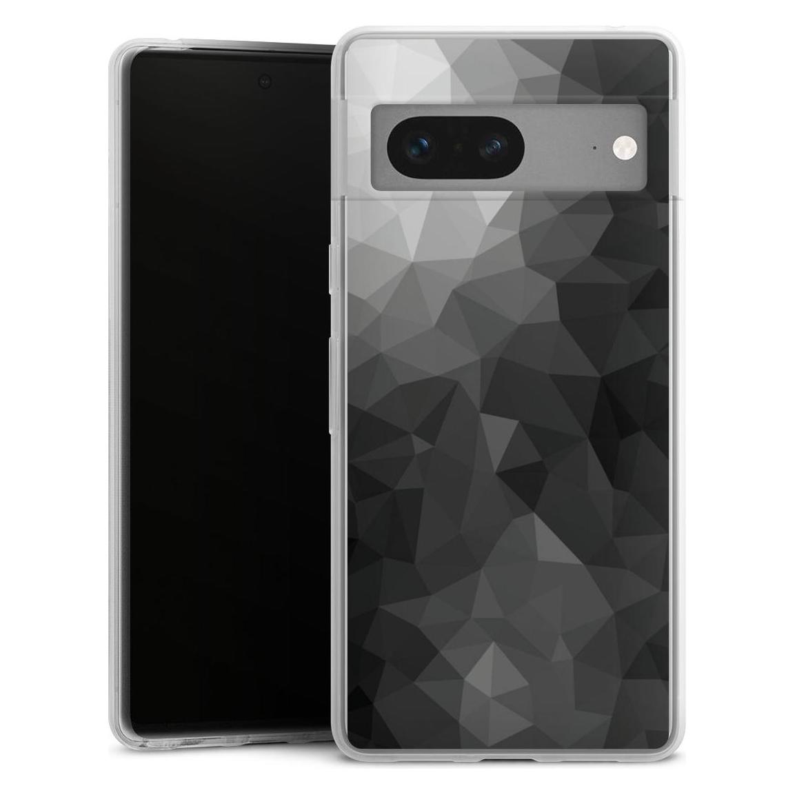 DeinDesign Slim Case Für Google Pixel 7 Silikon Hülle Ultra Dünn Handyhülle Mosaik Muster Tarnmuster (Google Pixel 7), Smartphone Hülle,