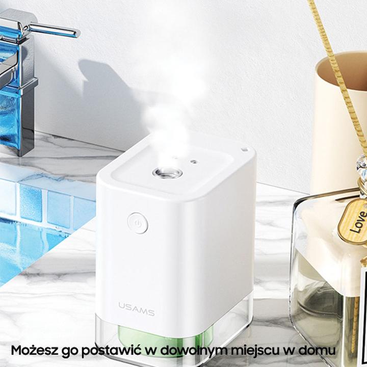 Produktbild Usams Automatyczny dozownik bezdotykowy Mini Sprayer biały/white ZB155XSJ02 (US-ZB155)