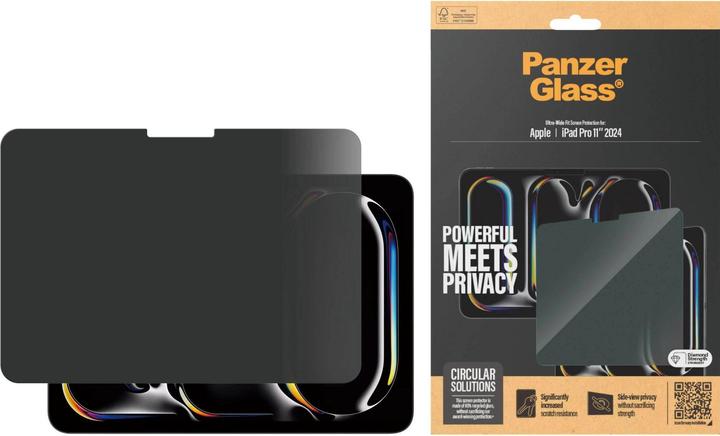 Actual product image PanzerGlass Privacy Screen Protector Apple iPad Pro 11- (2024) (1 pcs., Apple iPad Pro 11 2024)