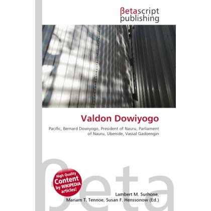 Valdon Dowiyogo, Fachbücher