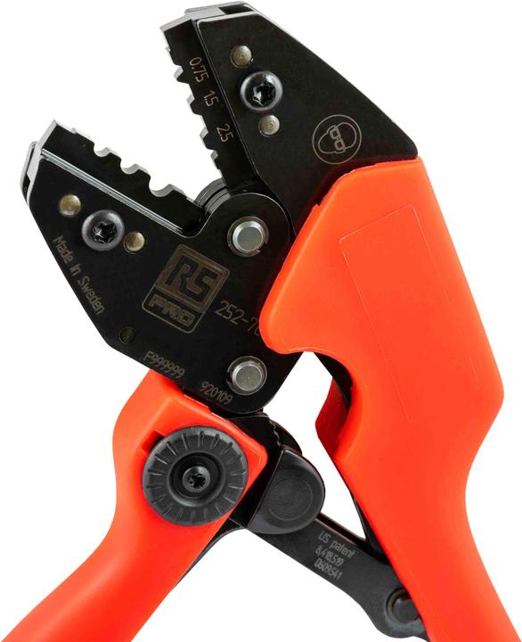 Image du produit RS PRO Pince à sertir manuelle, contact à sertir (339 mm)