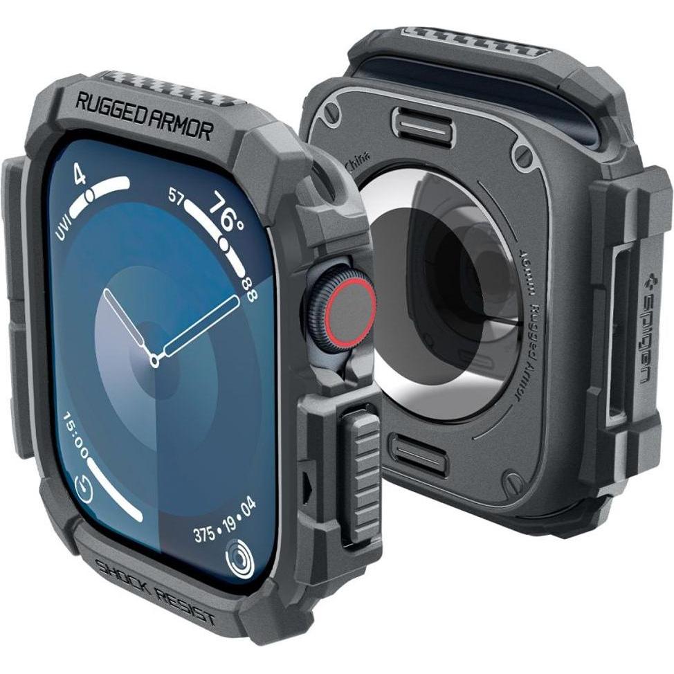Spigen Grigio/Argento Rugged Armor, Accessori Per Smartwatch,