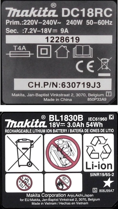 Image du produit Makita kit énergie (18 V)