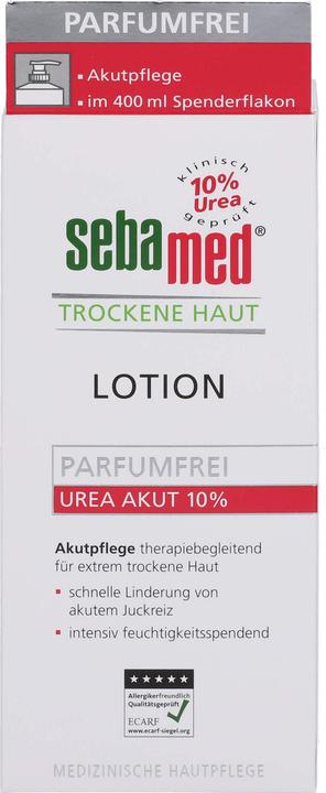 Energy Label Sebamed DRY HA PF UREA5% (Body lotion, 400 ml)