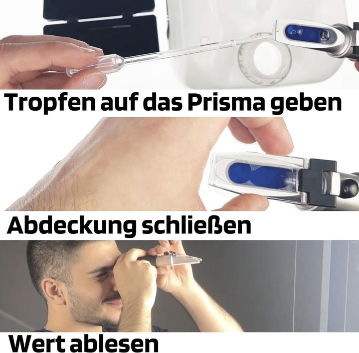 Actual product image SW-Stahl 21550L Refraktometer I zur Prüfung von Frostschutzmittel, Batteriesäure und Adblue I Werkze