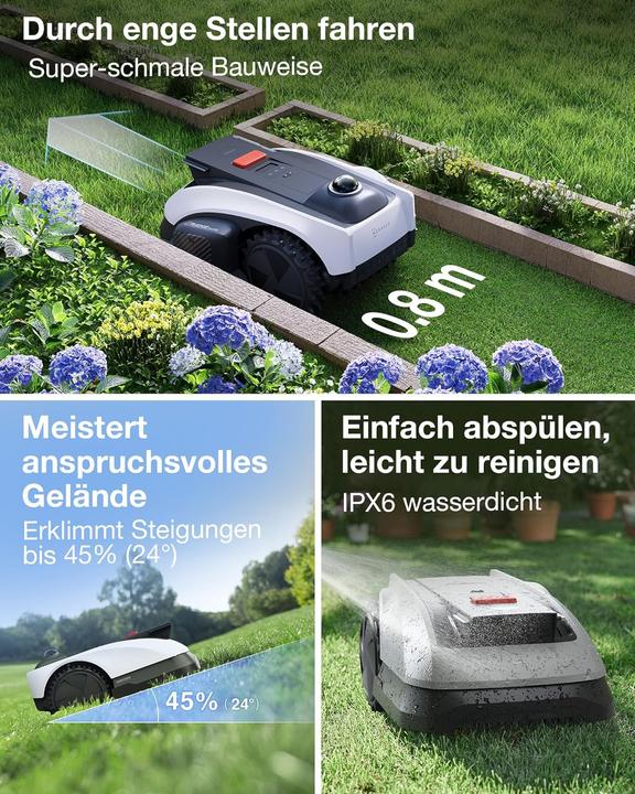 Actual product image Ecovacs GOAT O1200 LiDAR Pro (1200 m², Without boundary wire)