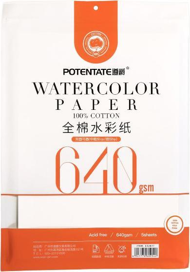 Actual product image Potentate Watercolour paper 5 pack (5x)
