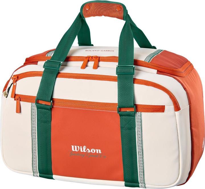 Wilson Super Tour Roland Garros 2026 Small Duffle Bag Cream