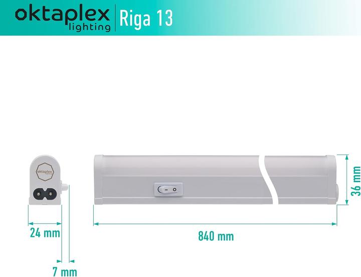 Immagine prodotto Oktaplex lighting Riga LED-Unterbauleuchte (1270 lm)