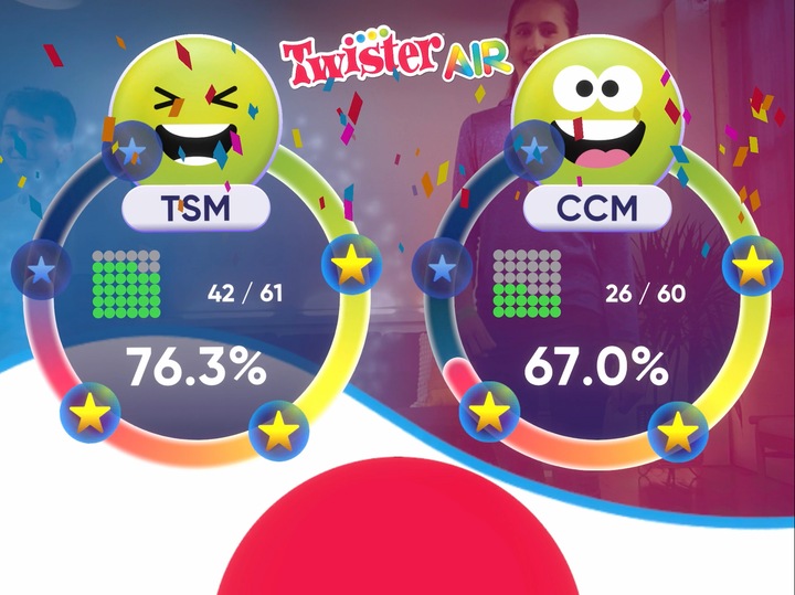 Actual product image Hasbro Gaming Twister Air (German)