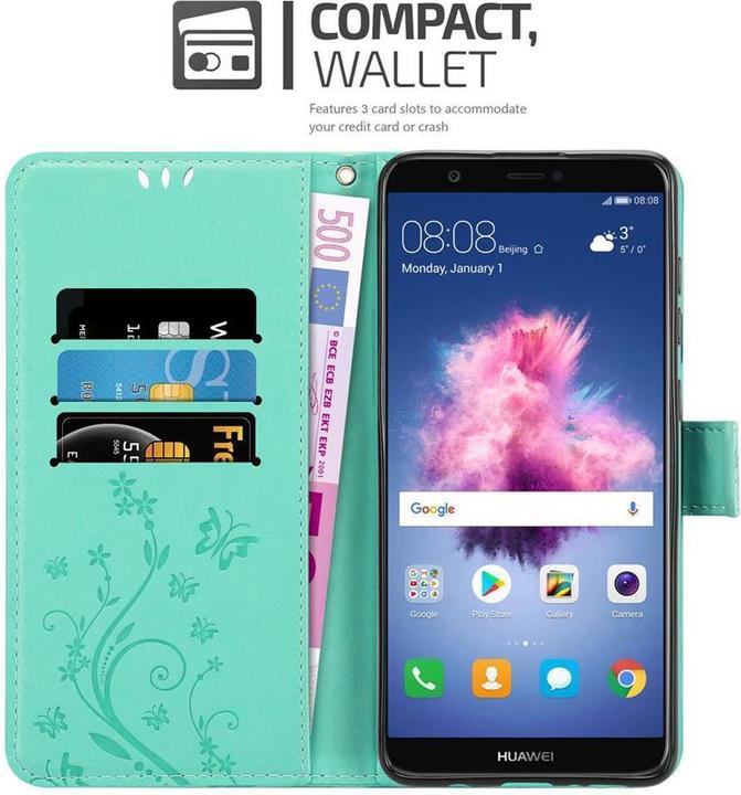 Immagine prodotto Cadorabo Copertina del libro di fiori (Huawei Enjoy 7S)