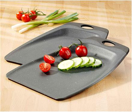 Actual product image Stoneline Shovel-shaped cutting boards 10980 Plastic, 2 pc(s), Anthracite