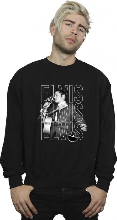 Produktbild Elvis Triple Logo Portrait Sweatshirt (M)