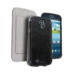 NoName Custodia con rabat simile in pelle per Galaxy S4 - Nero (Samsung Galaxy S4), Cover smartphone, Nero