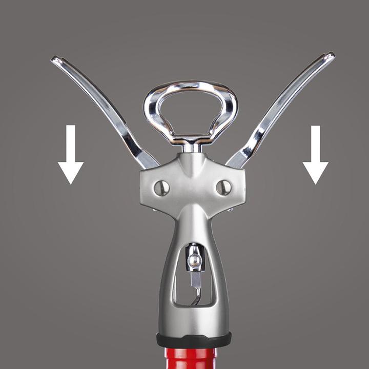 Actual product image Vacu Vin Winged Lever Corkscrew silver (Wing corkscrew)