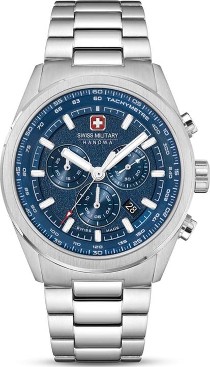 Immagine prodotto Swiss Military Hanowa Navalus Pro Chrono (Fatto in Svizzera, Cronografo, 43 mm)