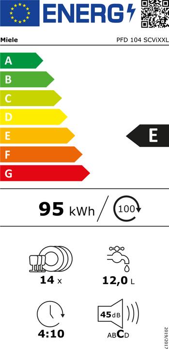 Energie-Label Miele PFD 104 SCVi