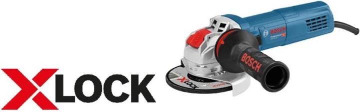 Produktbild Bosch Professional Winkelschleifer GWX 9-125 S, X-LOCK mit Zusatzgriff und Schutzhaube, im Karton (125 mm)