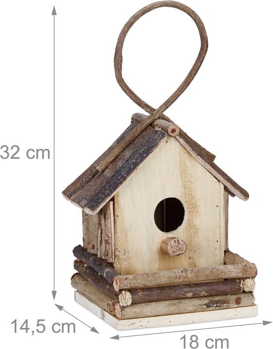 Produktbild Relaxdays Vogelhaus Deko
