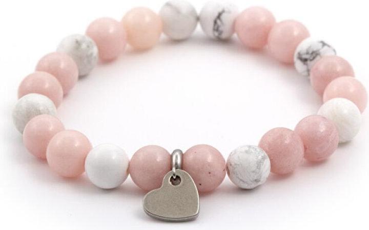 Immagine prodotto Beneto Bracciale di giada e howlite MINK05 / 17
