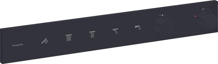 hansgrohe Hand-sized Rainfinity RainSelect thermostat concealed for 5 consumers