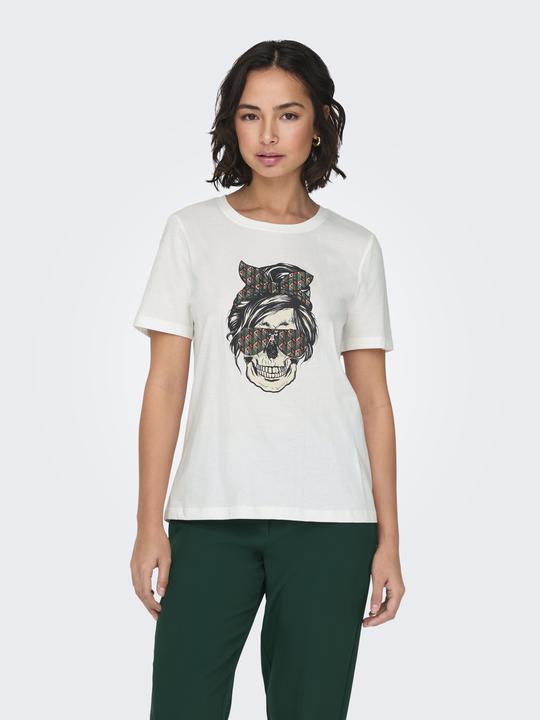 Produktbild Only Onlstella Life S/S Skull Top Cs Jrs (L)