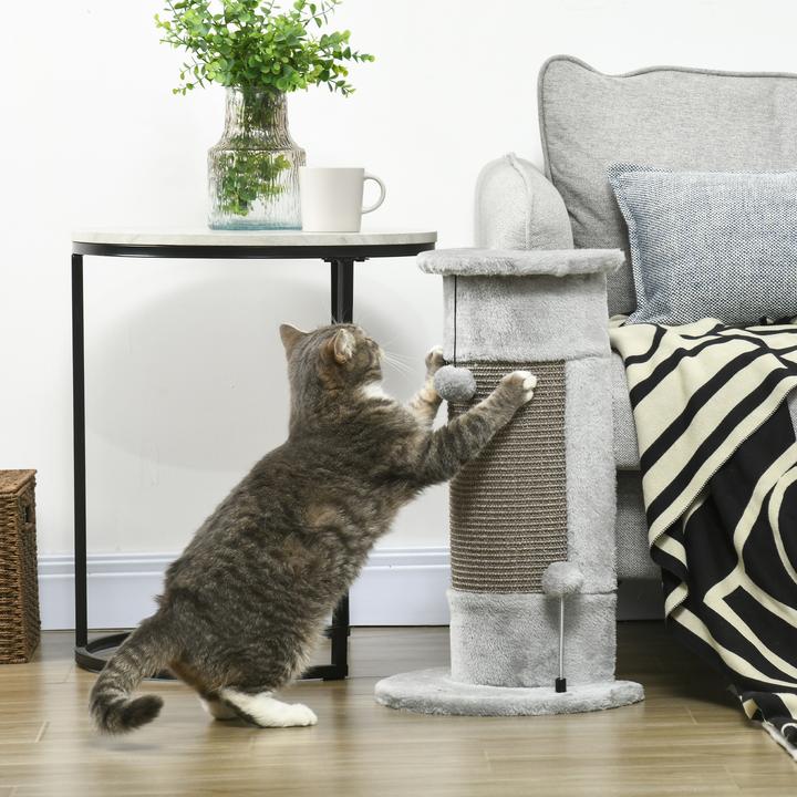 Actual product image PawHut Scratching post (58 cm, Grey)