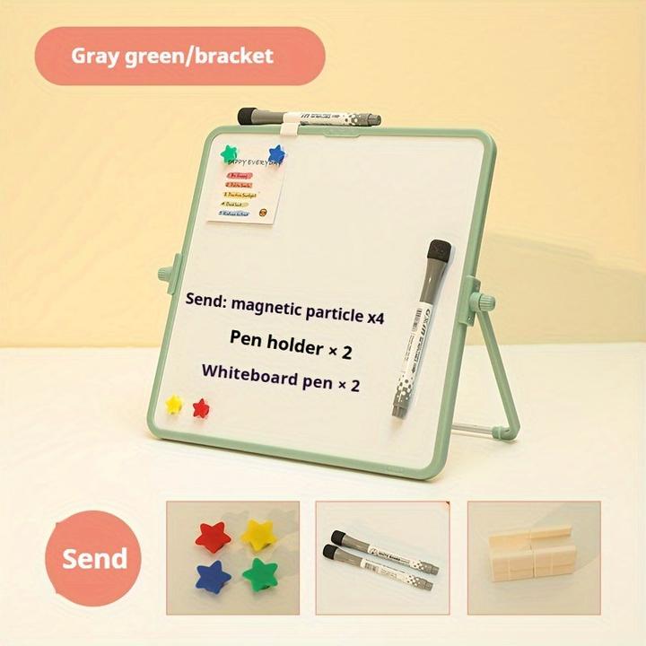 Immagine prodotto Activity Board 1pc Doppelseitiges magnetisches Whiteboard mit Ständer, ABS-Material, Framelink bewegliches