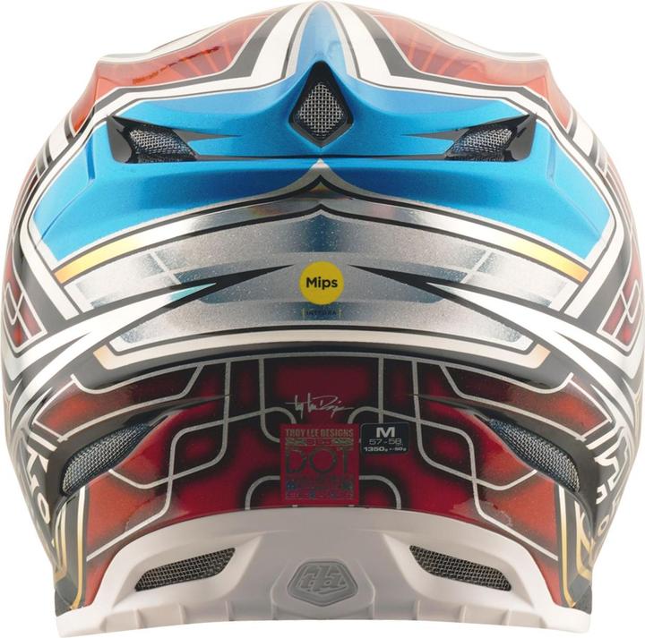 Produktbild Troy Lee Designs SE5 ECE Carbon MIPS Helm, Lowrider, silver, XL | 60-61cm (60 - 61 cm, XL)