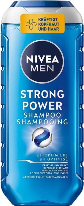 Actual product image NIVEA MEN Strong Power pH-Optimal (250 ml, Liquid shampoo)