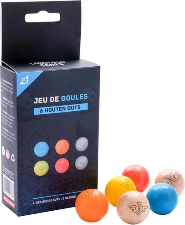Longfield Games Pétanque Buts, 6. (6 x, 30 mm)