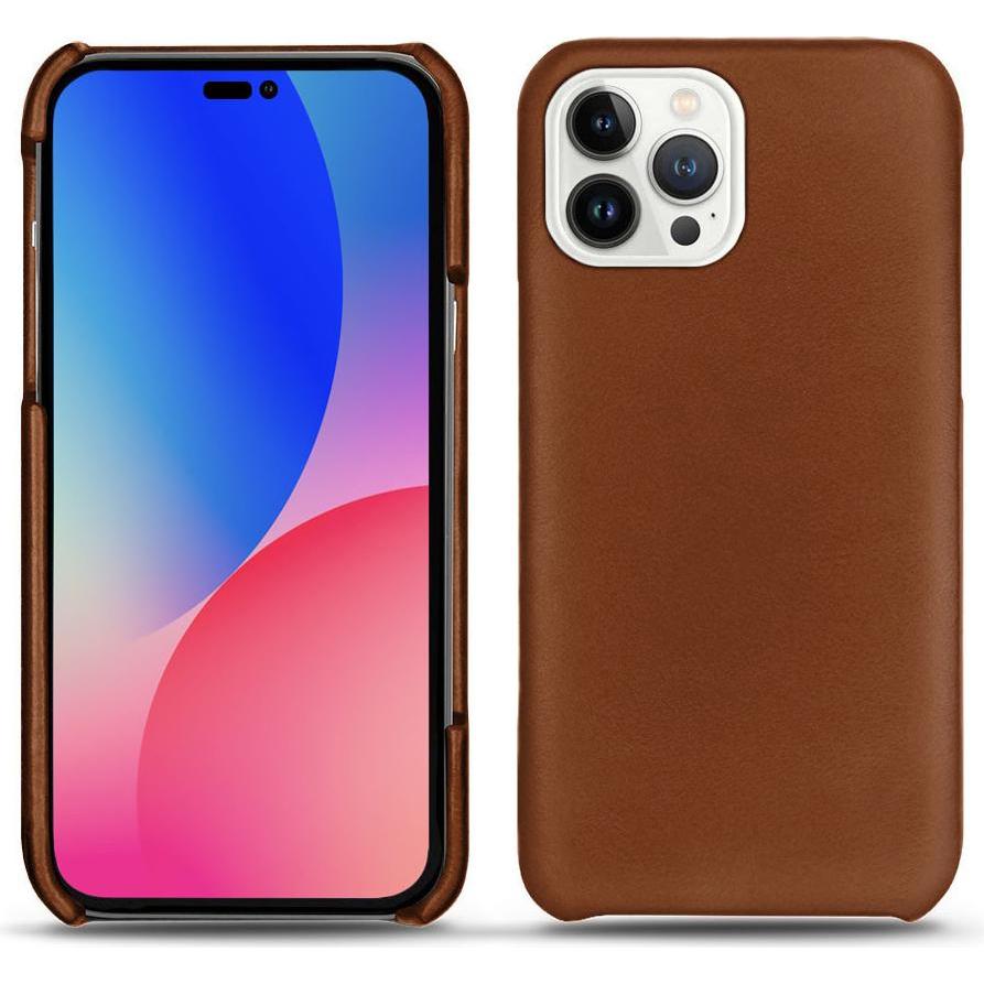 Thumbnail - Noreve Lederschutzhülle (Apple iPhone 14 Pro Max), Smartphone Hülle, Braun