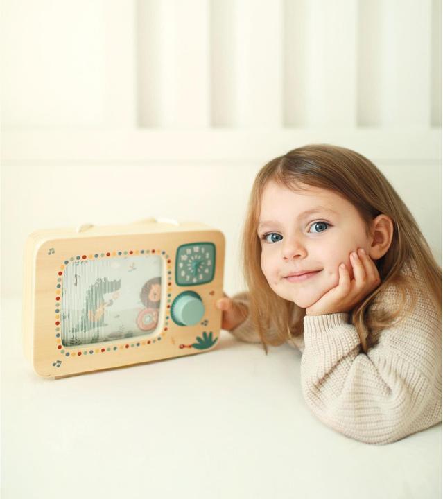 Produktbild small foot Spieluhr Fernseher „Safari“