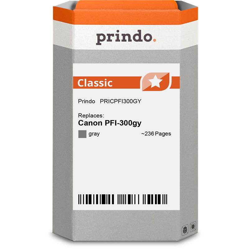 Prindo, Cartucce, Classic Gris Cartouche d'encre PRICPFI300GY