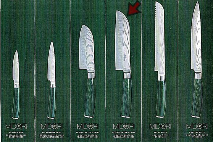 Produktbild Richardson Sheffield MIDORI Santokumesser 7", dunkelgrün (17 cm)