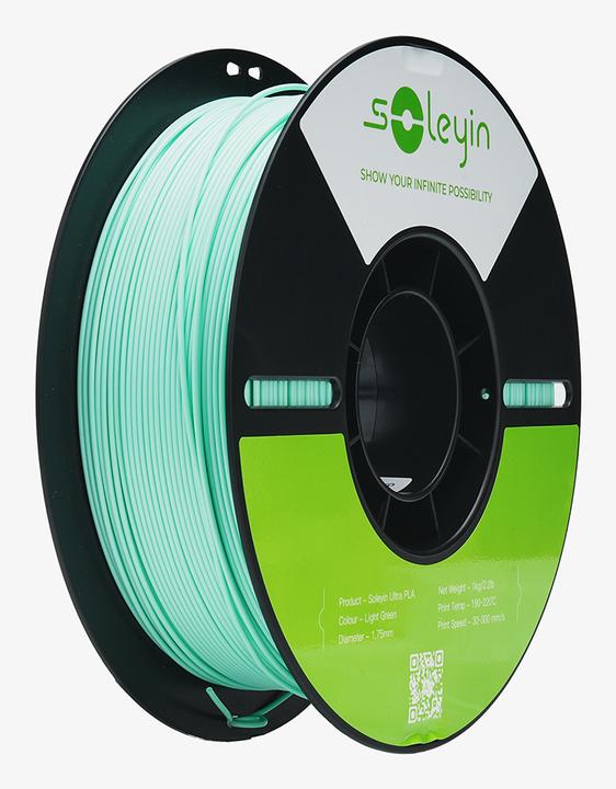 Actual product image Creality Filament Soleyin Ultra-PLA Hellgrün 1.75 mm 1.29 kg (PLA, 1.75 mm, 1290 g, Green)