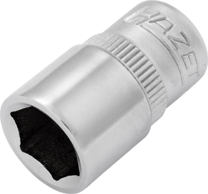 Actual product image HAZET Socket ∙ hexagon 850-10 ∙ Square, hollow 6.3 mm (1/4 inch) ∙ Outside hexagon traction profile… (10 mm)