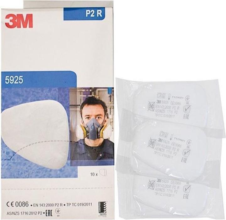 Actual product image 3M P2 Particle insert filter 5925 (Replacement respirator filter)
