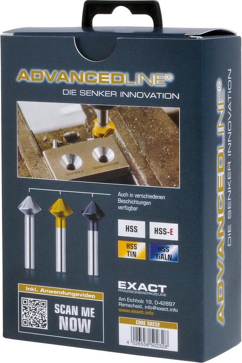Actual product image Exact Countersink 90°. HSS. 15 mm. TiN (15 millimetres)