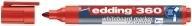 Actual product image Edding Whiteboard marker 360, bullet tip, line width 1.5-3 mm, red (10 x)