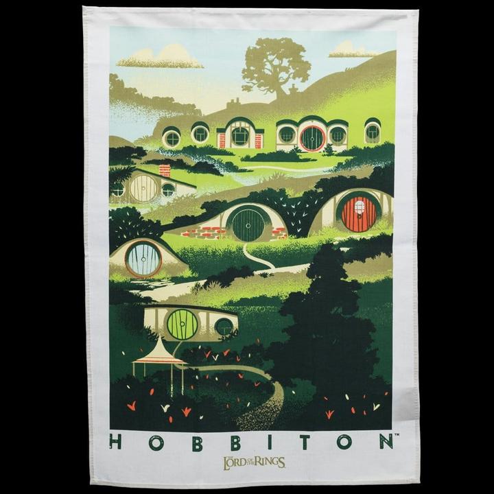 Produktbild Weta Workshop - The Lord of the Rings - Rivendell & Hobbiton Tea Towel Set of 2 (70 x 50 cm)