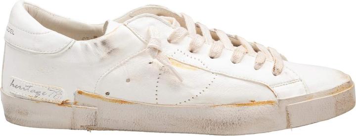 Image du produit Philippe Model prsx low sneakers in white/blue leather (40)