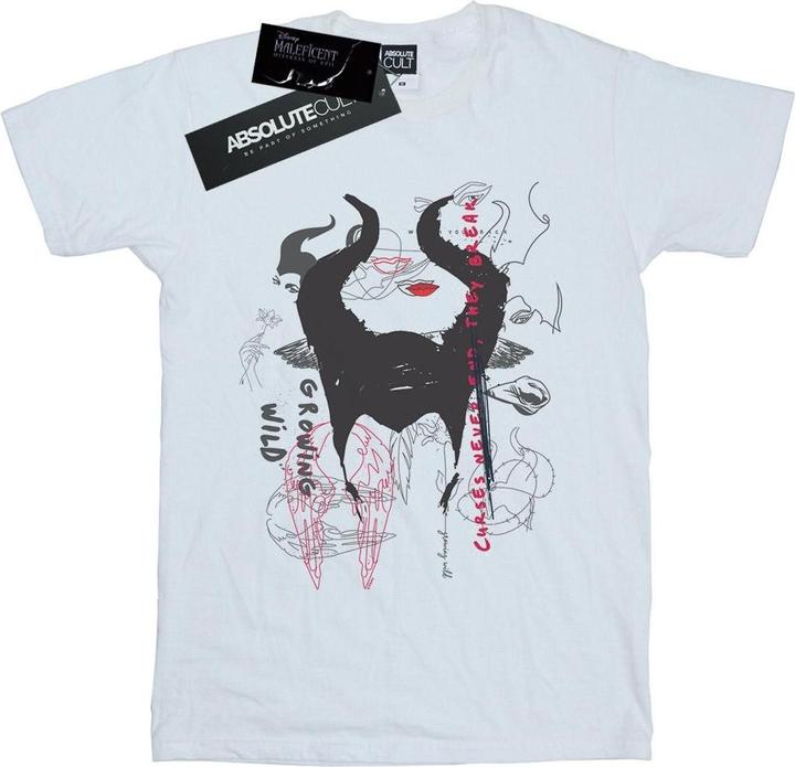 Disney Maleficent Mistress Of Evil Growing Wild Horns Collage TShirt